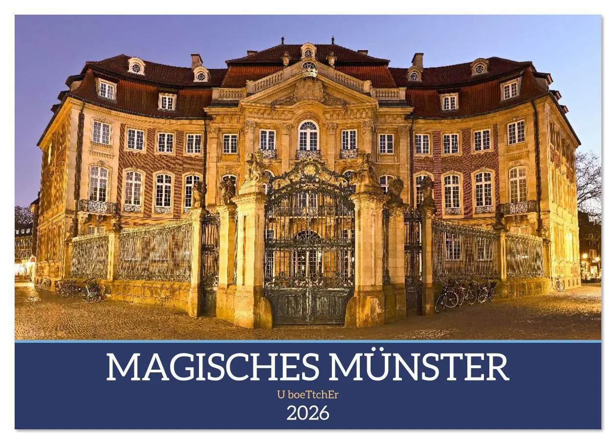 Cover: 9783516628289 | Magisches Münster (Wandkalender 2026 DIN A3 quer), CALVENDO...