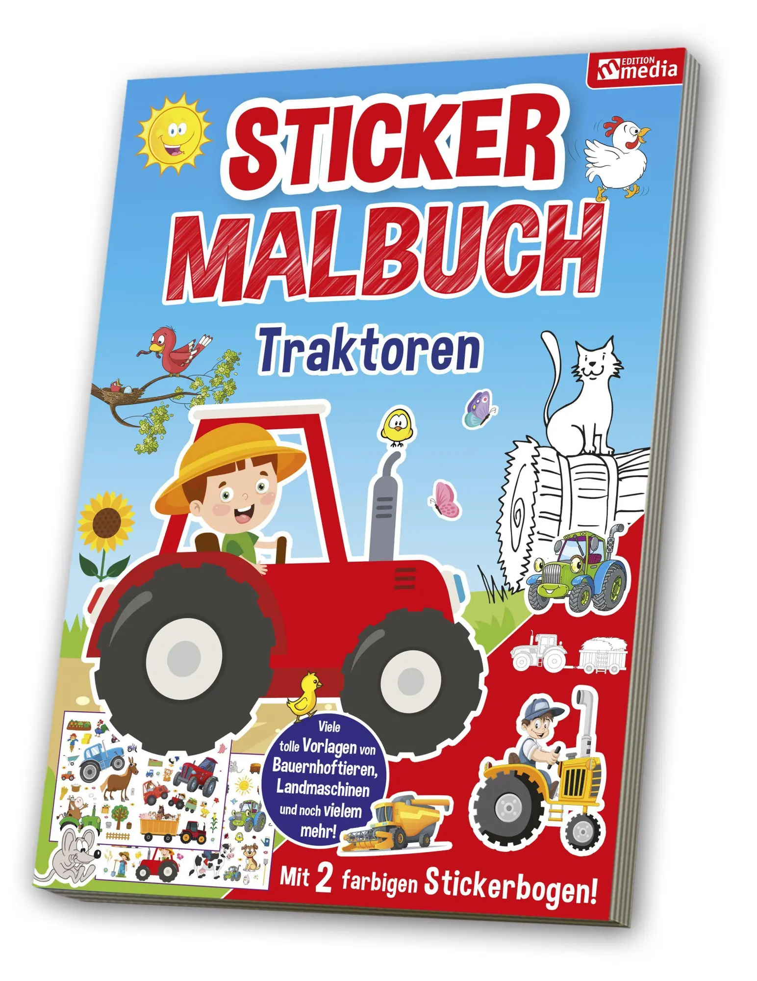 Cover: 4019393988389 | Mal- &amp; Stickerbuch: Traktor | Broschüre | Deutsch | 2022