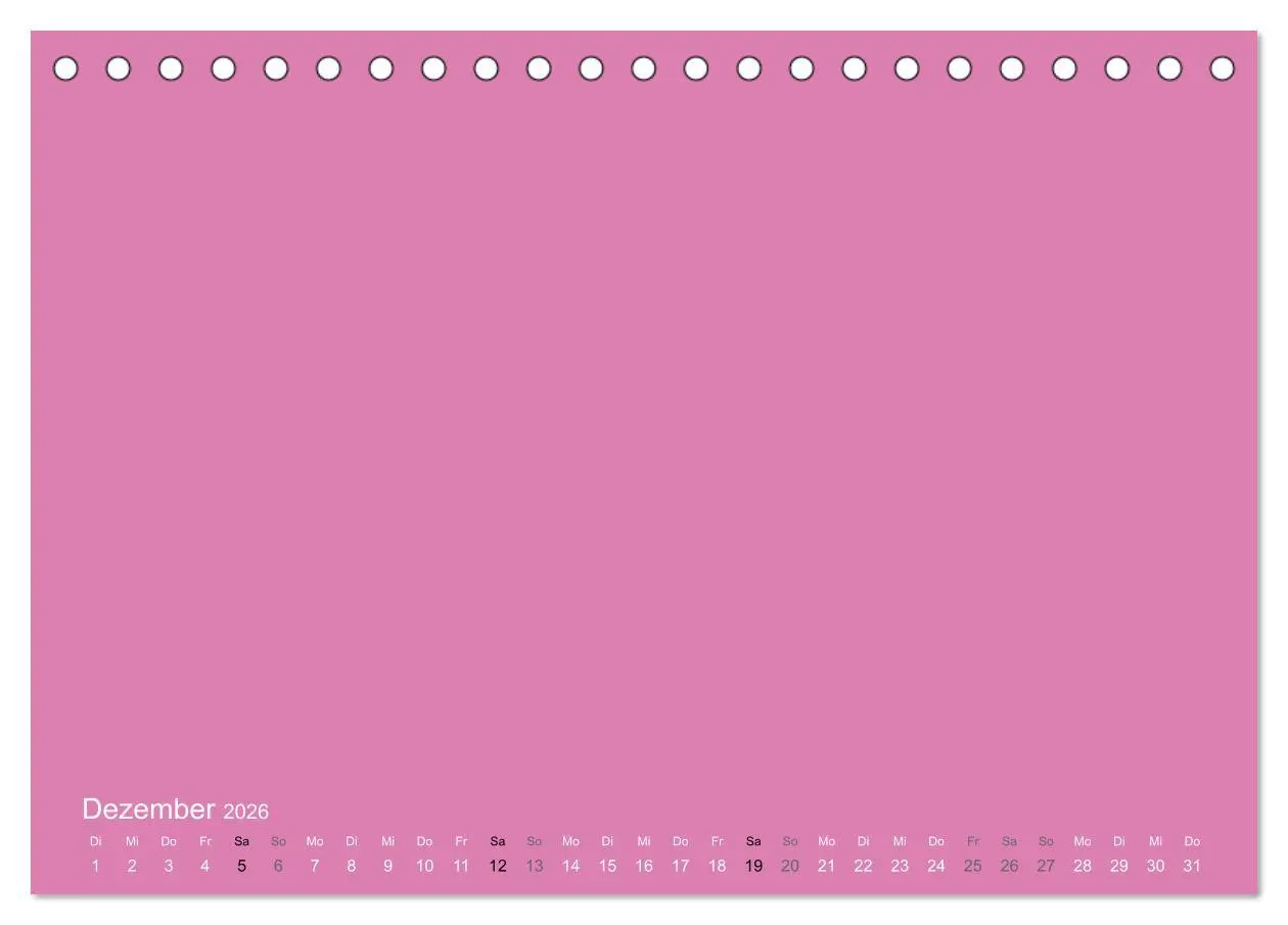 Bild: 9783516168389 | Bastelkalender - Pink (Tischkalender 2026 DIN A5 quer), CALVENDO...