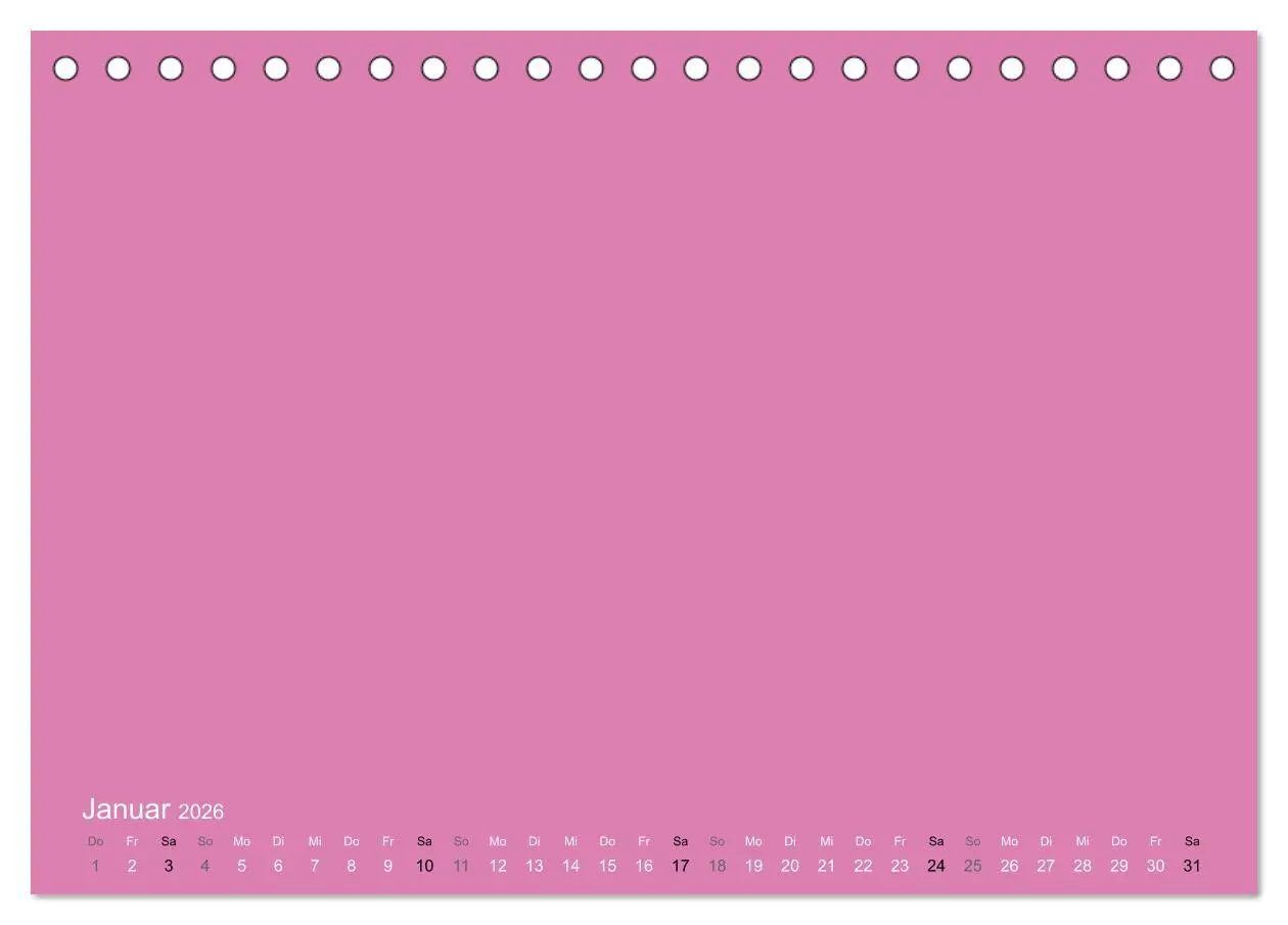 Bild: 9783516168389 | Bastelkalender - Pink (Tischkalender 2026 DIN A5 quer), CALVENDO...