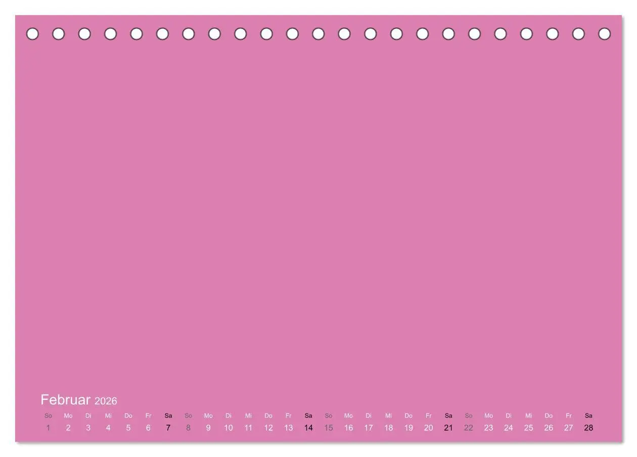 Bild: 9783516168389 | Bastelkalender - Pink (Tischkalender 2026 DIN A5 quer), CALVENDO...
