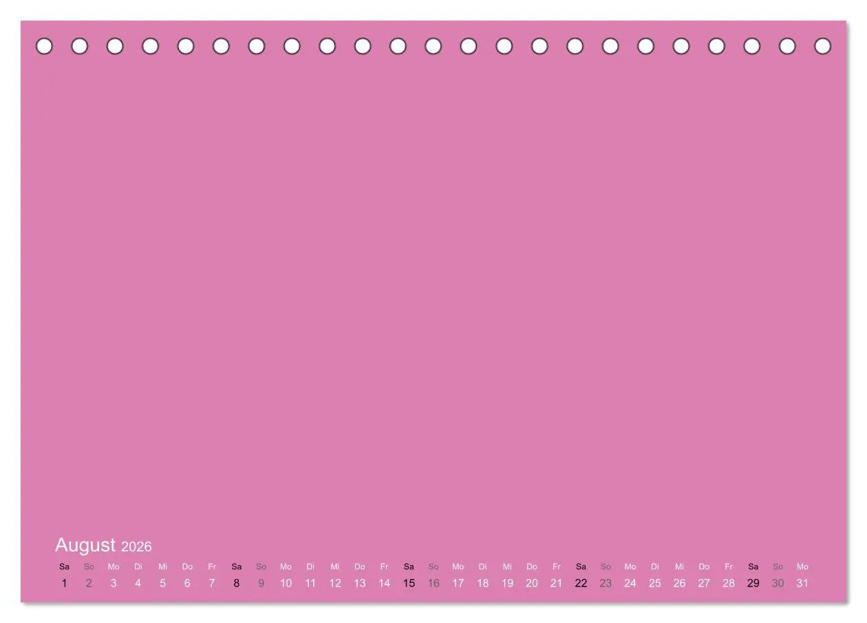 Bild: 9783516168389 | Bastelkalender - Pink (Tischkalender 2026 DIN A5 quer), CALVENDO...