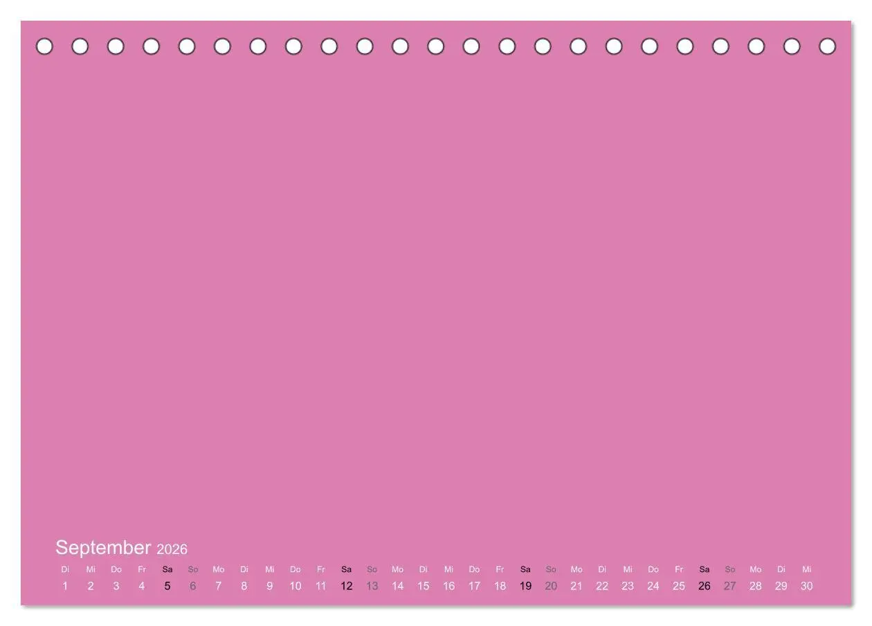 Bild: 9783516168389 | Bastelkalender - Pink (Tischkalender 2026 DIN A5 quer), CALVENDO...