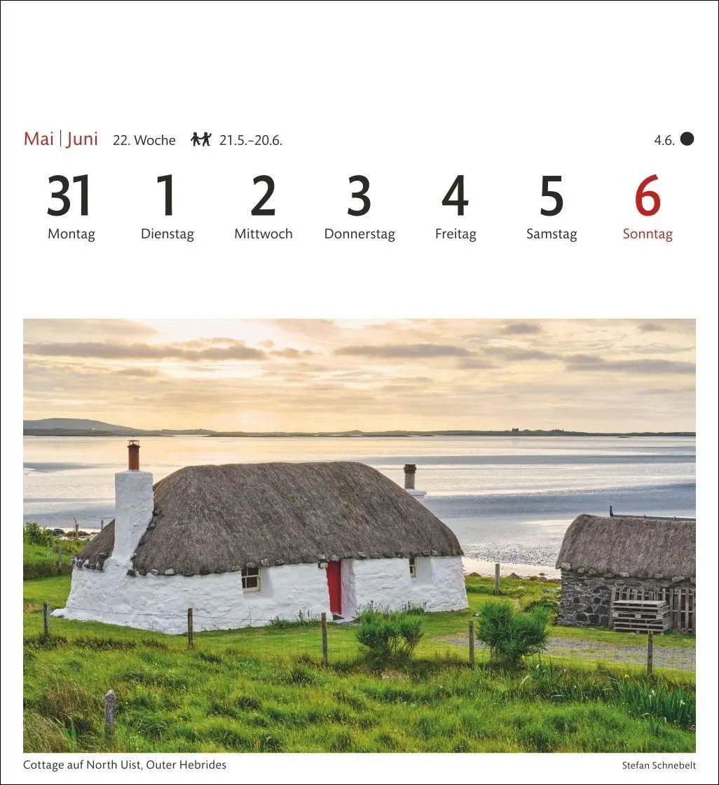 Bild: 9783840038389 | Schottland Sehnsuchtskalender 2027 - Wochenkalender mit 53 Postkarten