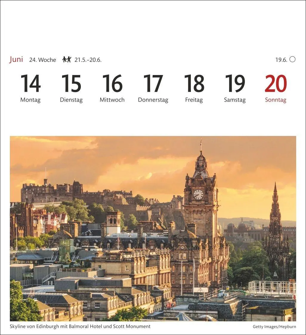 Bild: 9783840038389 | Schottland Sehnsuchtskalender 2027 - Wochenkalender mit 53 Postkarten