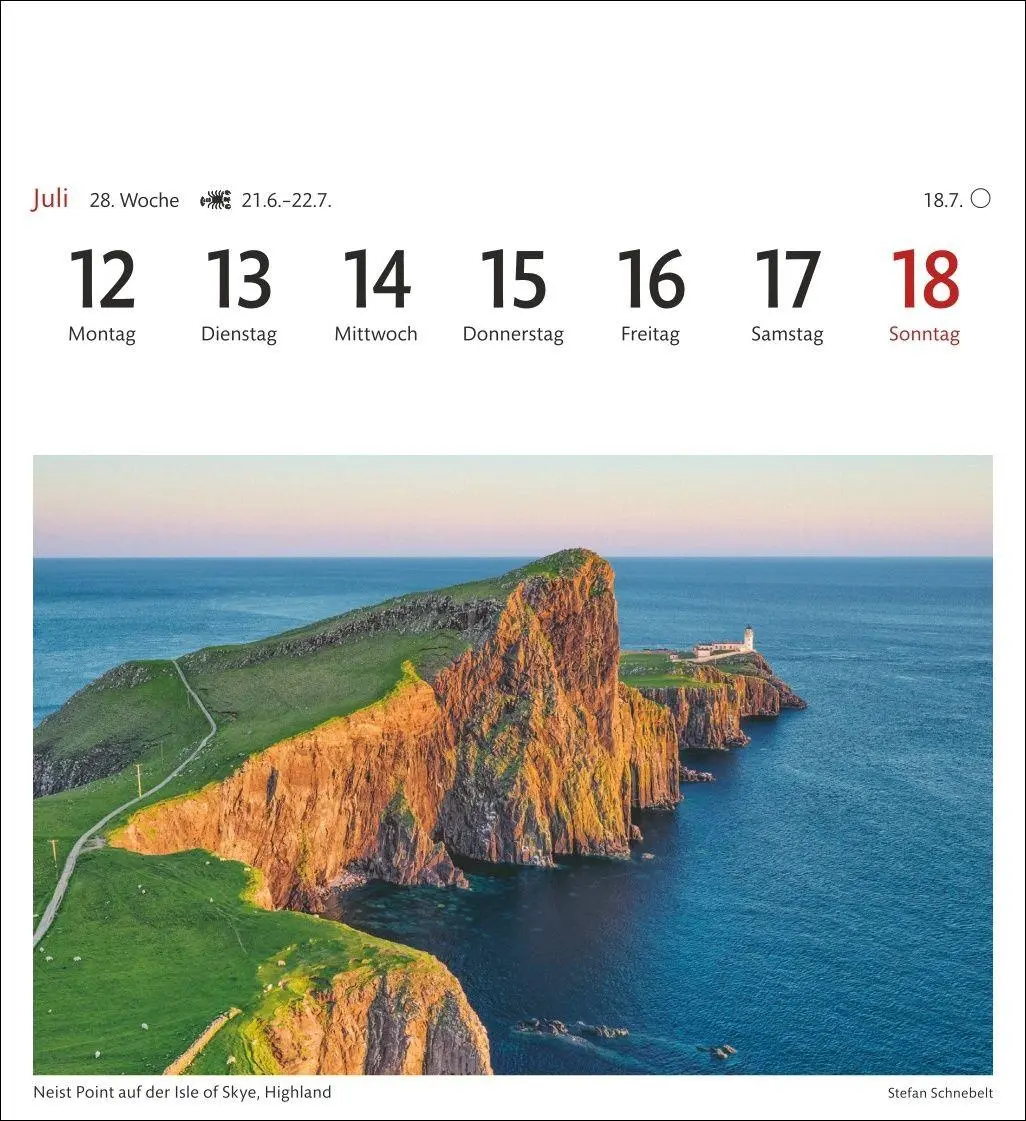 Bild: 9783840038389 | Schottland Sehnsuchtskalender 2027 - Wochenkalender mit 53 Postkarten