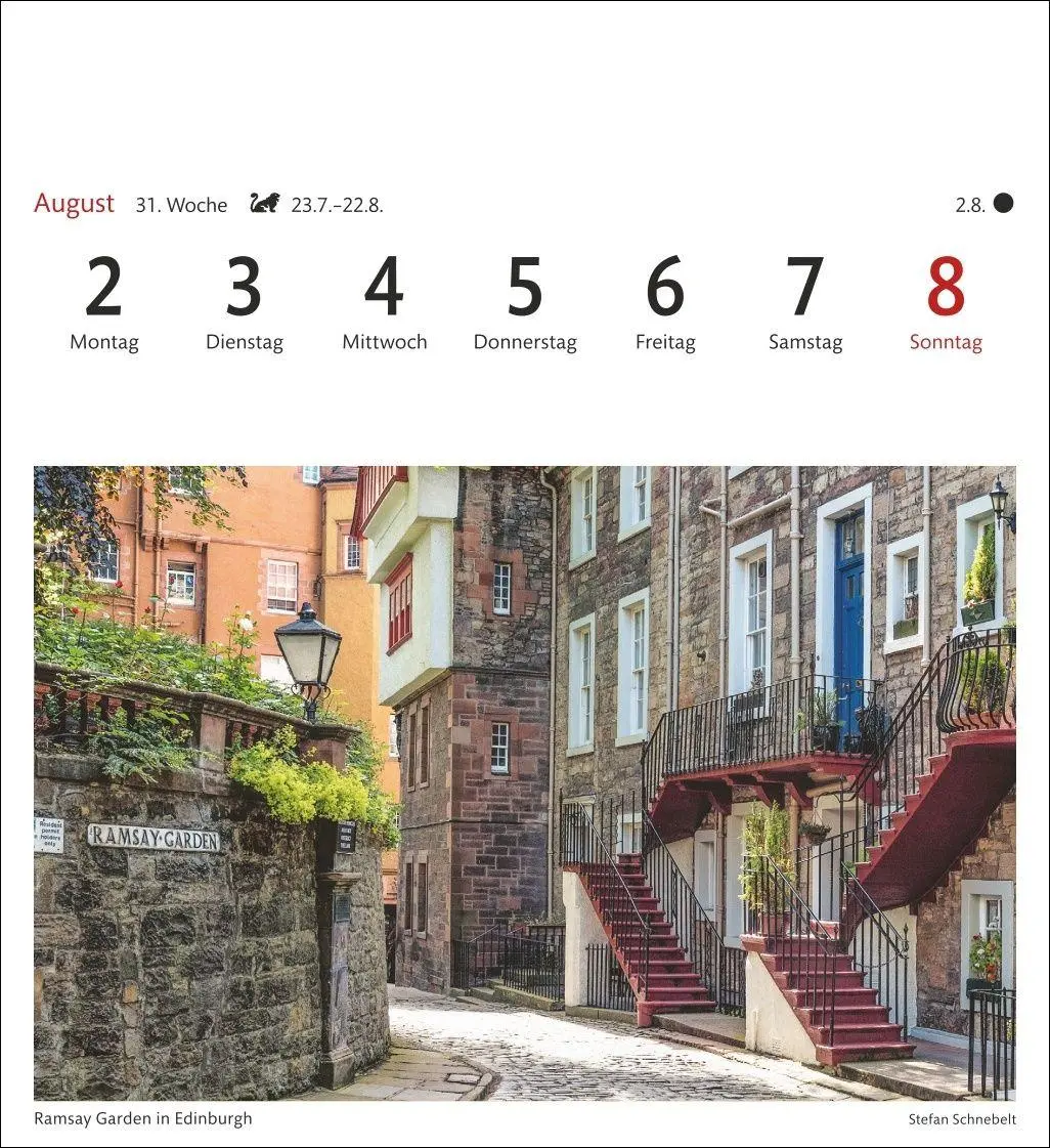 Bild: 9783840038389 | Schottland Sehnsuchtskalender 2027 - Wochenkalender mit 53 Postkarten