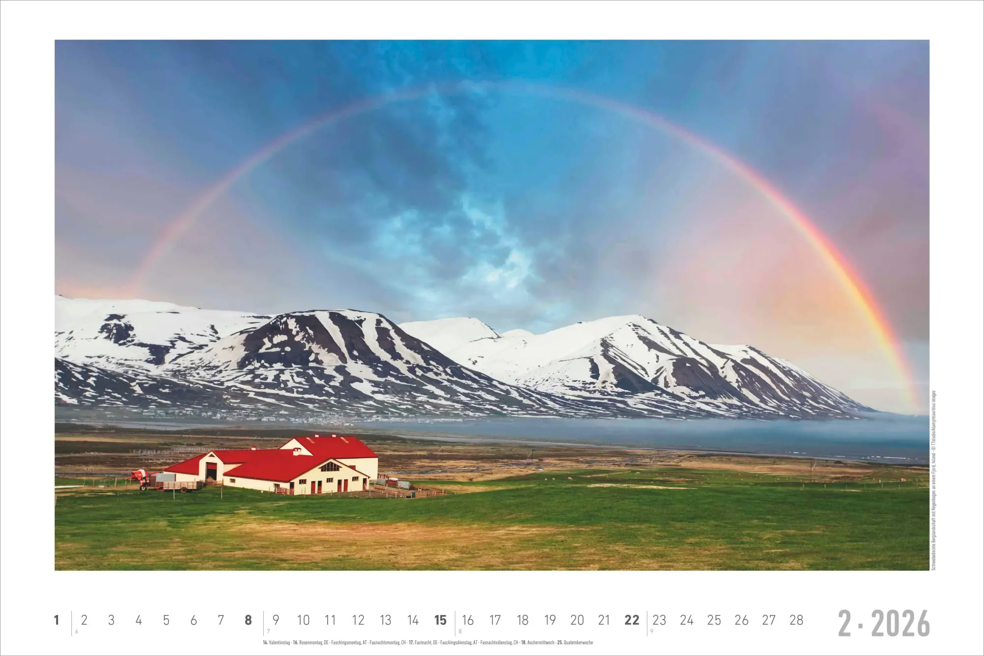 Bild: 4069095008489 | Regenbogen - Wandkalender im Format 49, 5 x 33 | Kalender | 14 S.