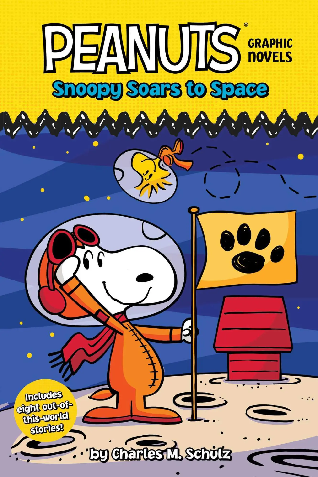 Cover: 9781665928489 | Snoopy Soars to Space | Peanuts Graphic Novels | Charles M Schulz