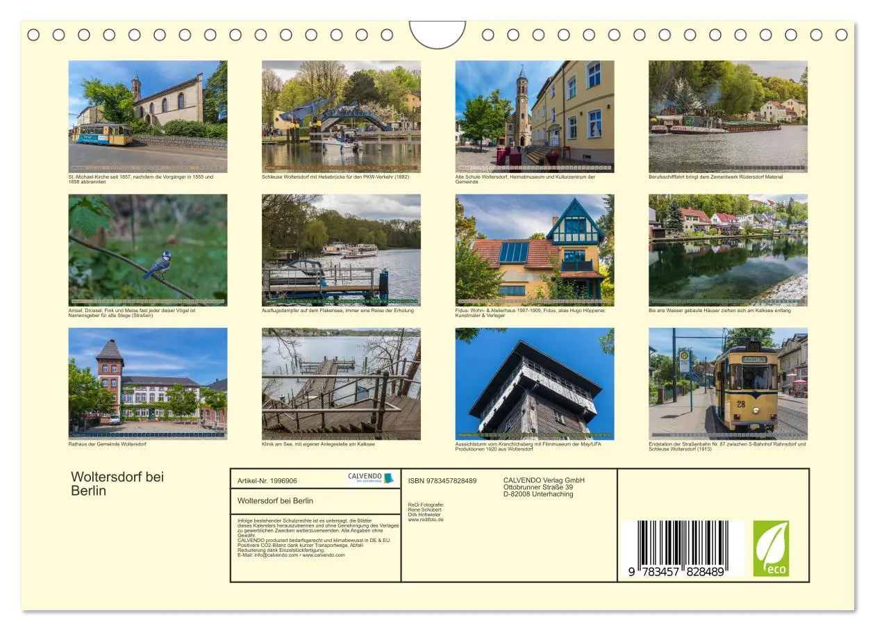 Bild: 9783457828489 | Woltersdorf bei Berlin (Wandkalender 2026 DIN A4 quer), CALVENDO...