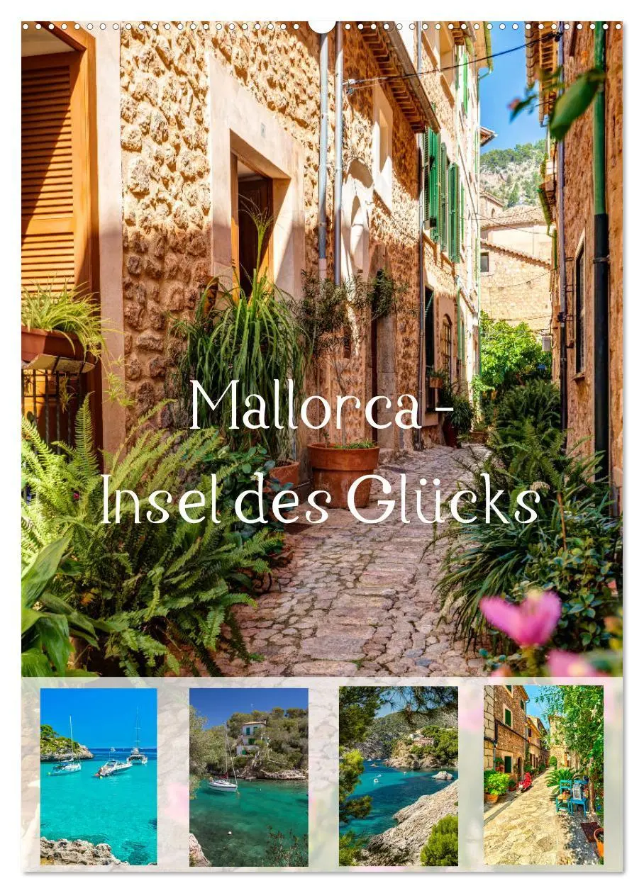 Cover: 9783516398489 | Mallorca - Insel des Glücks (Wandkalender 2026 DIN A2 hoch),...