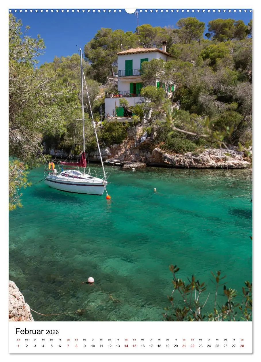 Bild: 9783516398489 | Mallorca - Insel des Glücks (Wandkalender 2026 DIN A2 hoch),...