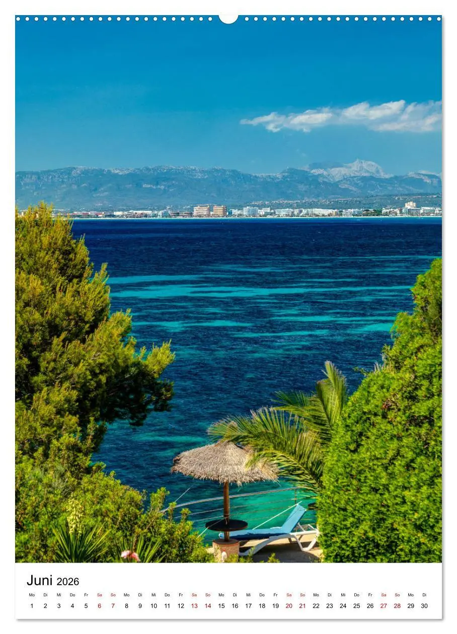 Bild: 9783516398489 | Mallorca - Insel des Glücks (Wandkalender 2026 DIN A2 hoch),...