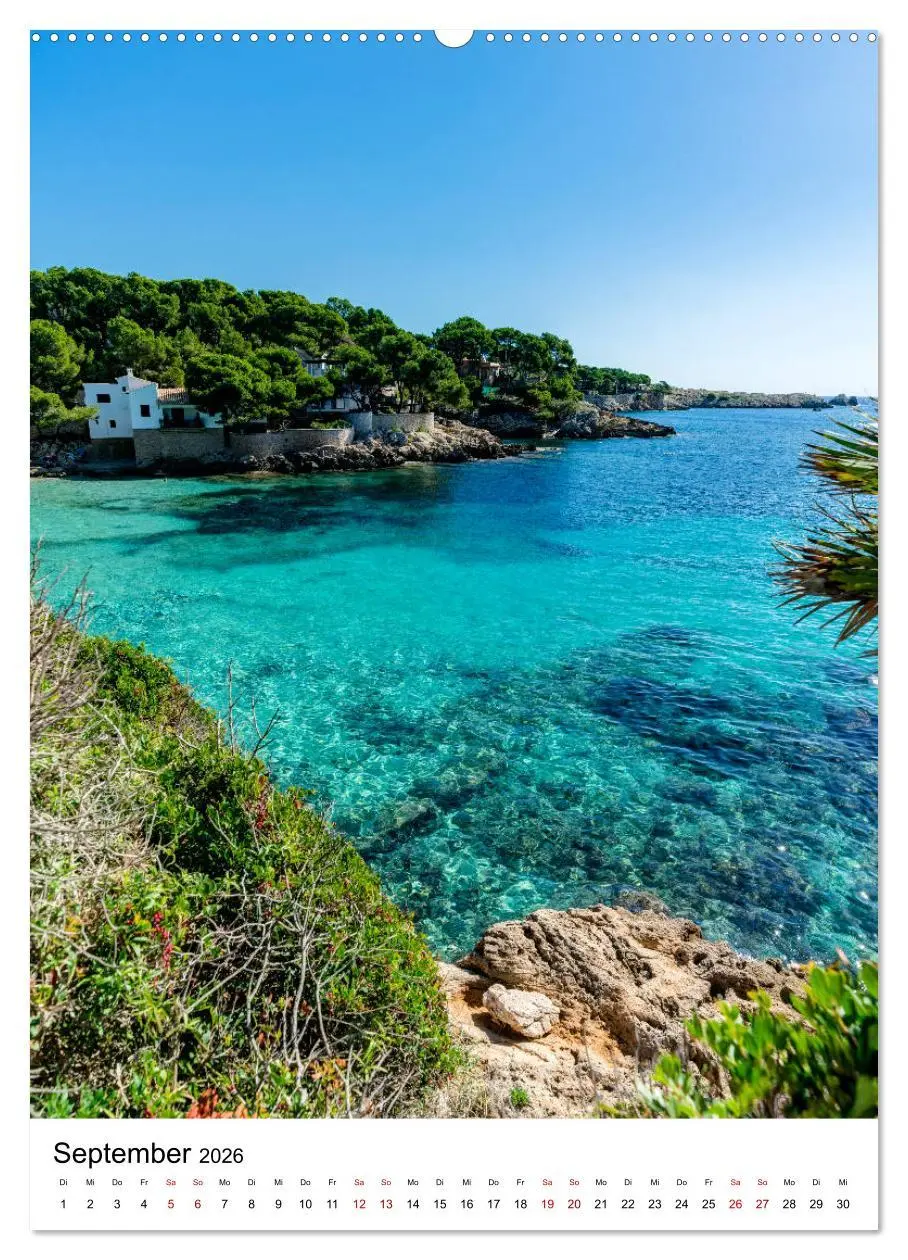 Bild: 9783516398489 | Mallorca - Insel des Glücks (Wandkalender 2026 DIN A2 hoch),...