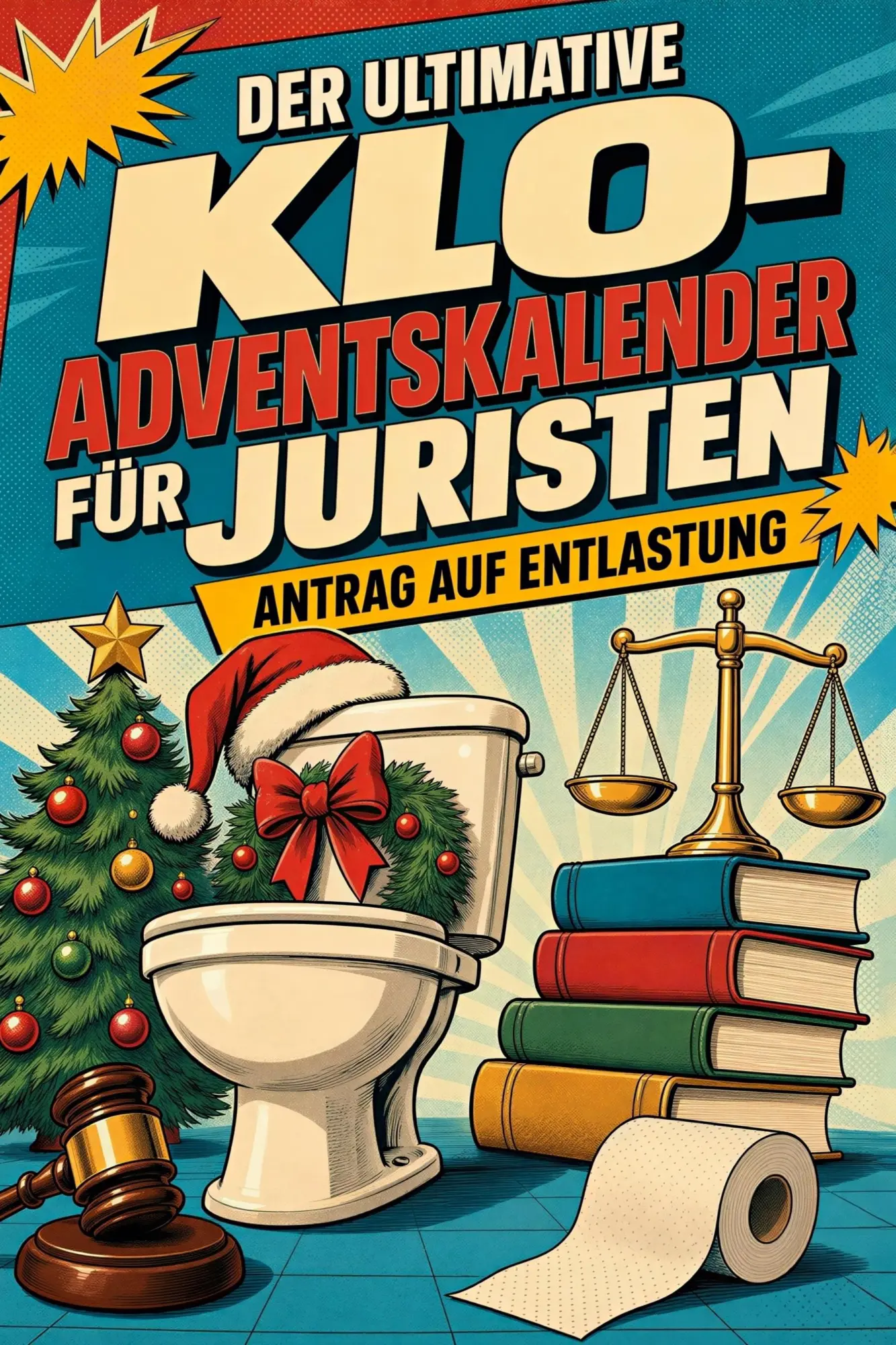 Cover: 9783696108489 | Der ultimative Klo-Adventskalender für Juristen | Lily Richter | Buch