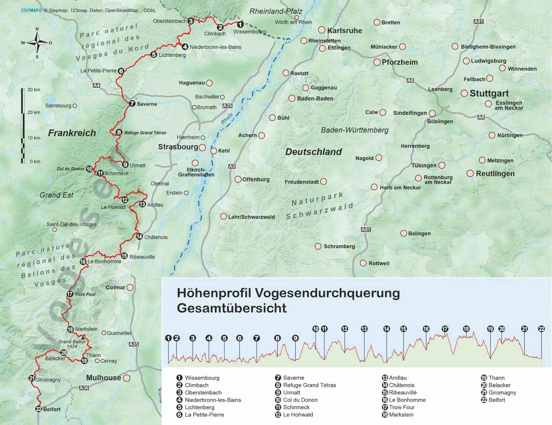 Bild: 9783866868489 | Frankreich: GR 53/GR 5 Vogesendurchquerung von Wissembourg nach...