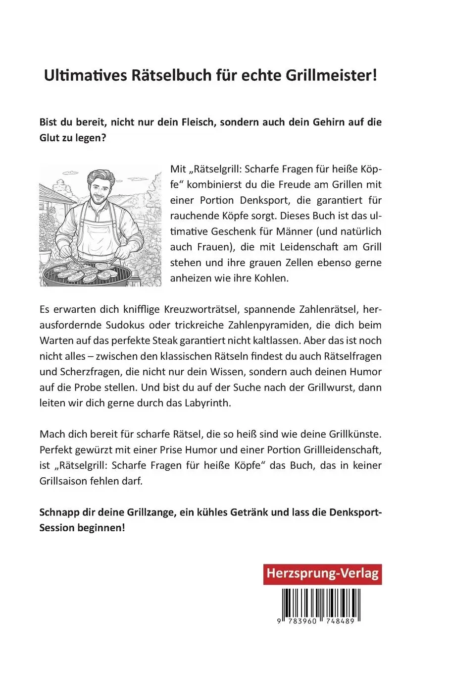 Rückseite: 9783960748489 | Rätselgrill: Scharfe Fragen für heiße Köpfe - Ultimatives...