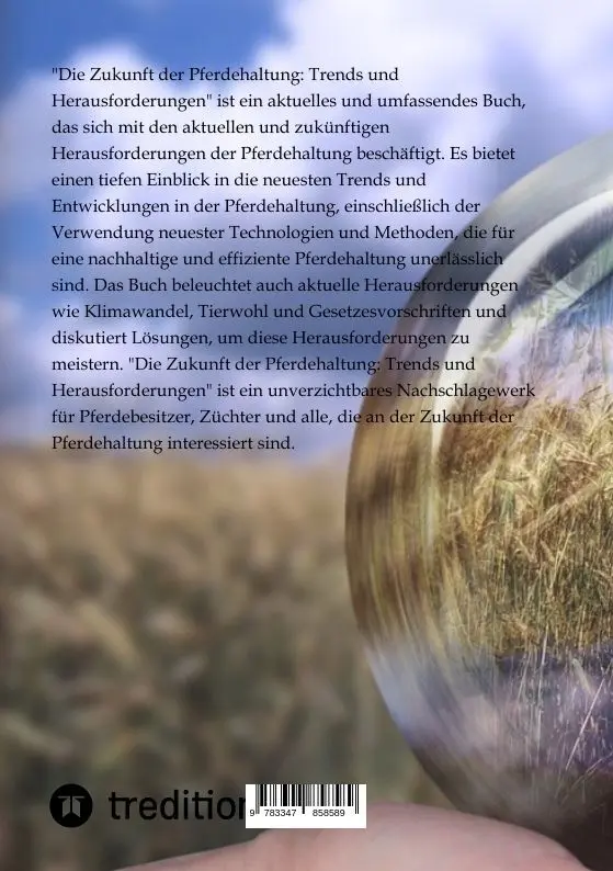 Bild: 9783347858589 | Die Zukunft der Pferdehaltung | Trends und Herausforderungen | Moritz