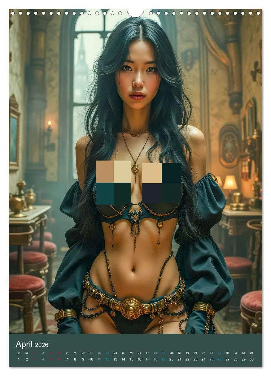 Bild: 9783457298589 | Steampunk Noir (Wandkalender 2026 DIN A3 hoch), CALVENDO...
