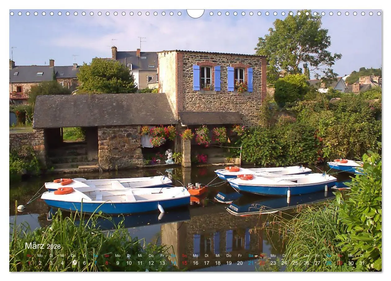 Bild: 9783516078589 | Bretagne - Sehnsucht in Blau (Wandkalender 2026 DIN A3 quer),...