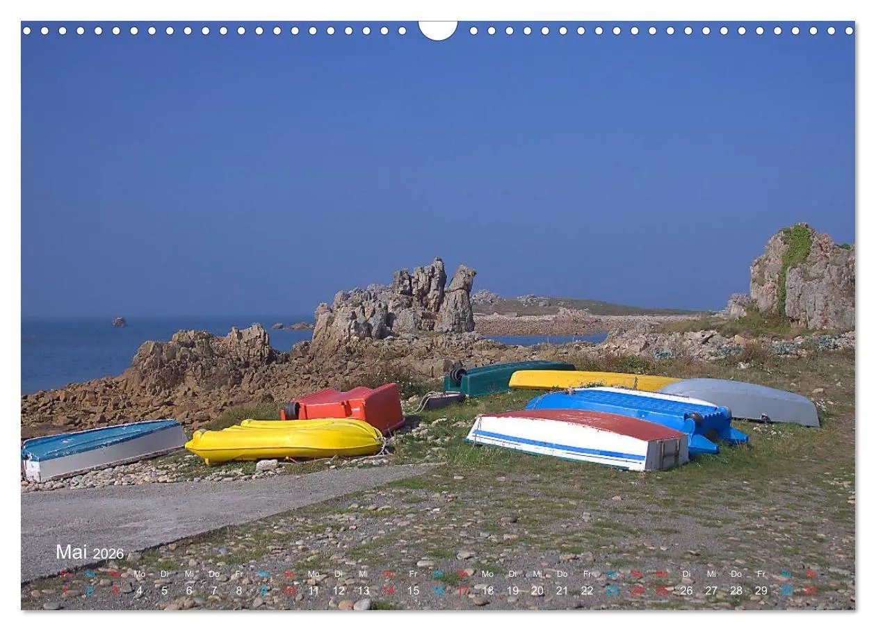 Bild: 9783516078589 | Bretagne - Sehnsucht in Blau (Wandkalender 2026 DIN A3 quer),...