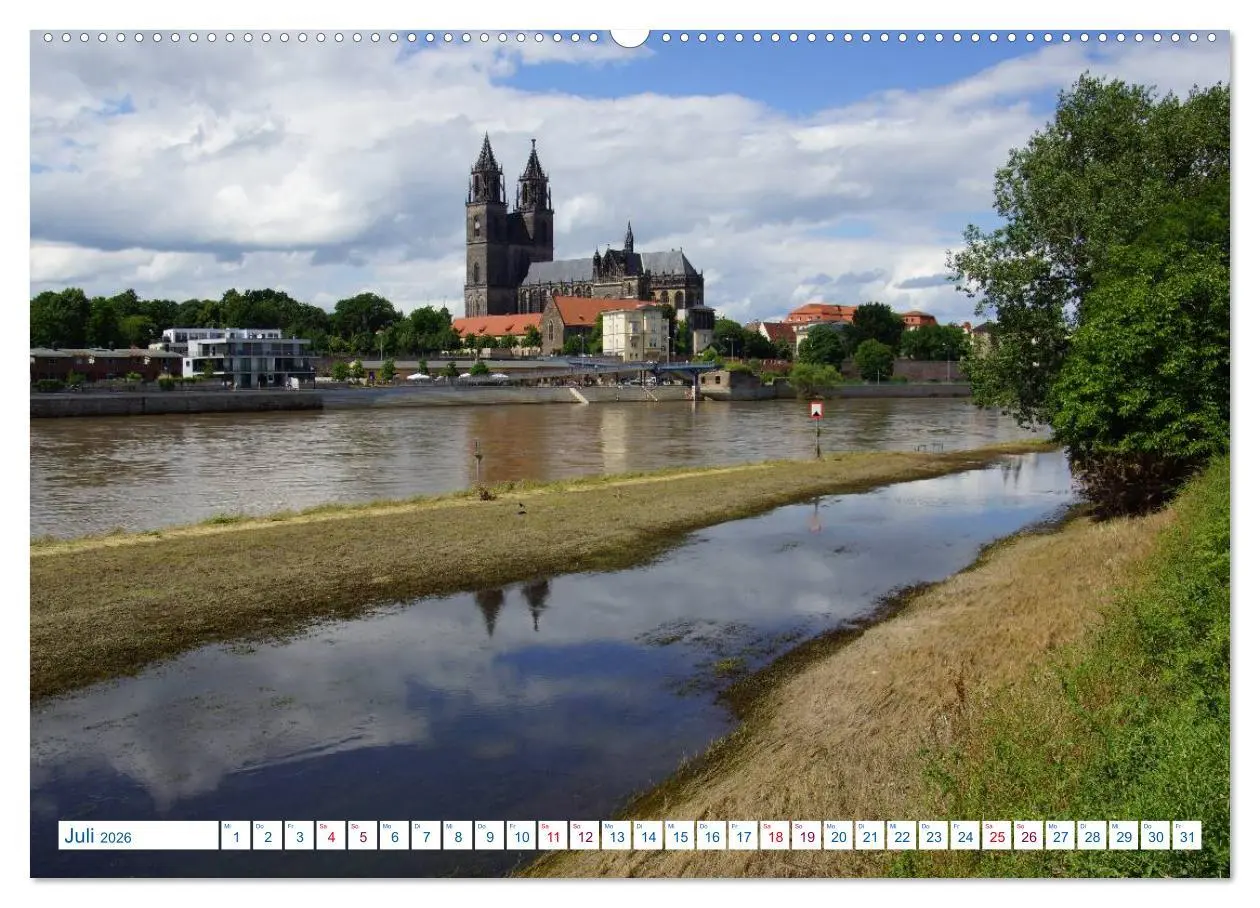 Bild: 9783516218589 | Magdeburg und Umgebung 2026 (Wandkalender 2026 DIN A2 quer),...