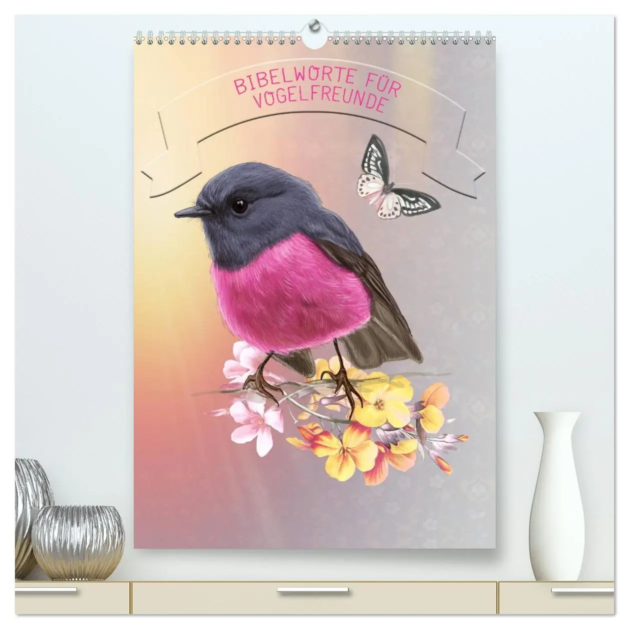 Cover: 9783516388589 | Bibelworte für Vogelfreunde (hochwertiger Premium Wandkalender 2026...