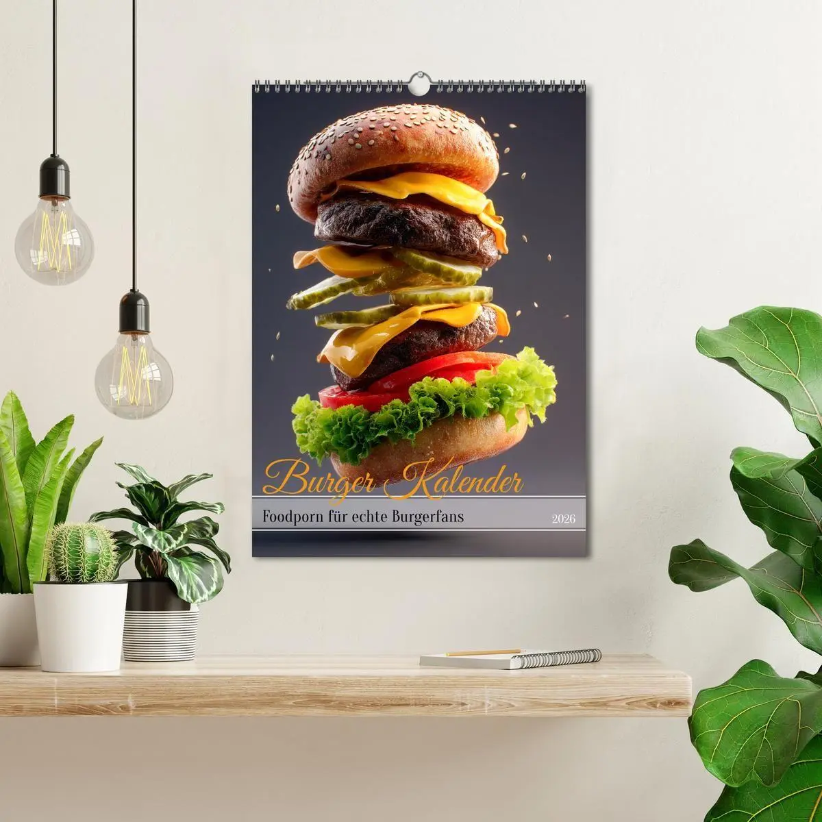 Bild: 9783516698589 | Burger Kalender - Foodporn für echte Burgerfans (Wandkalender 2026...