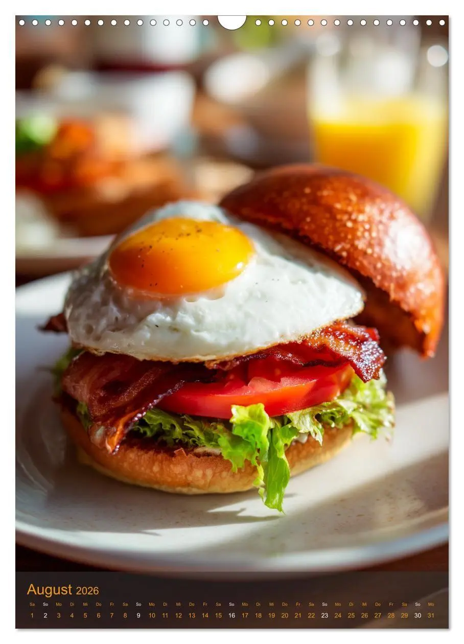 Bild: 9783516698589 | Burger Kalender - Foodporn für echte Burgerfans (Wandkalender 2026...