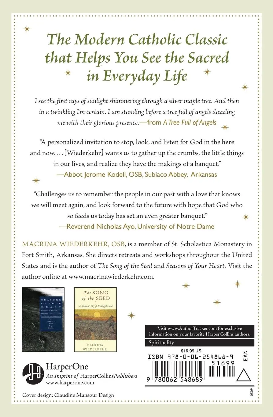 Rückseite: 9780062548689 | A Tree Full of Angels | Seeing the Holy in the Ordinary | Wiederkehr