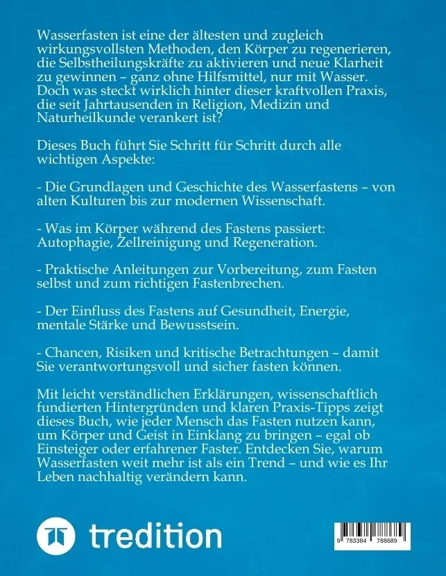 Bild: 9783384788689 | Wasserfasten einfach erklärt | Dominik Mikulaschek | Taschenbuch