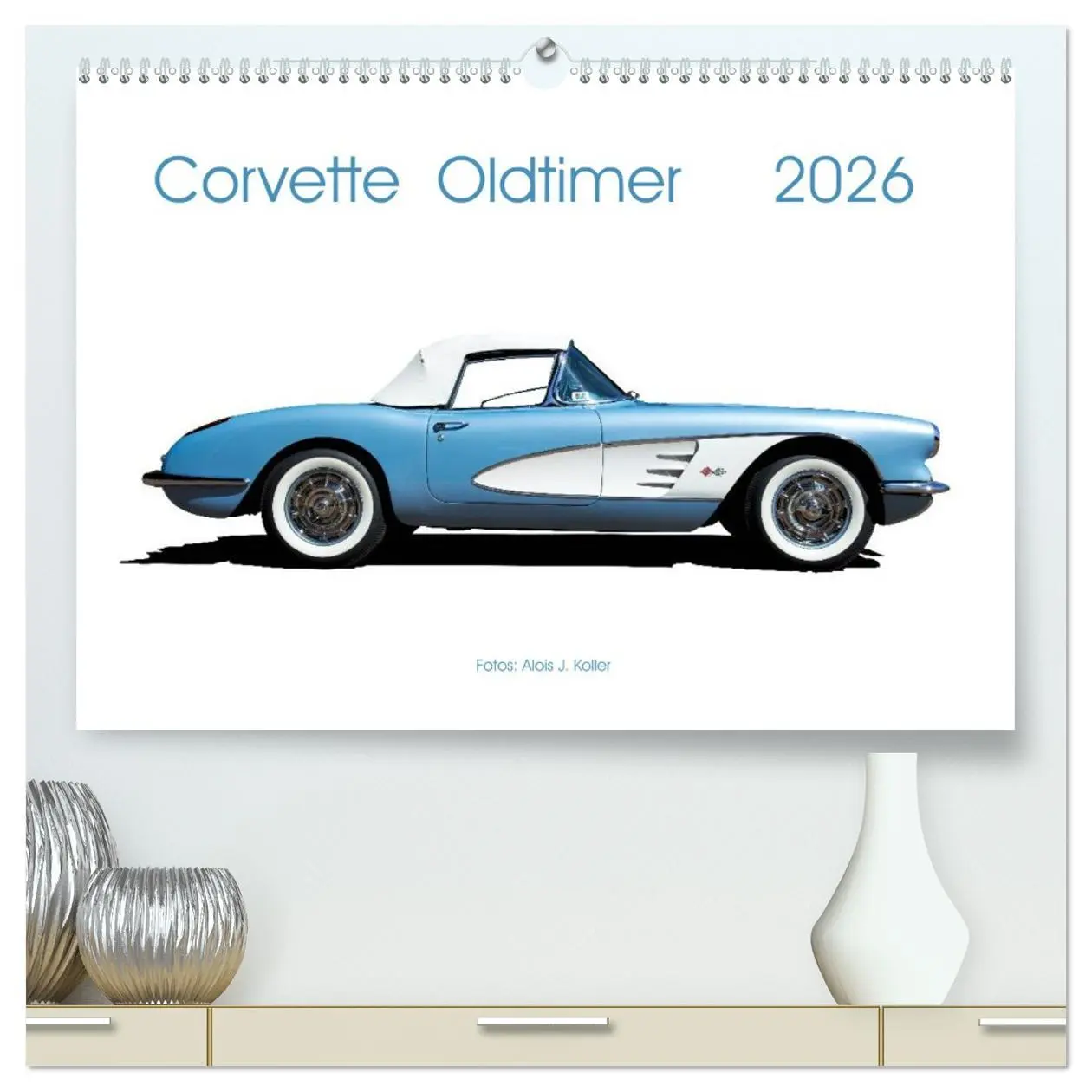 Cover: 9783457738689 | Corvette Oldtimer 2026 (hochwertiger Premium Wandkalender 2026 DIN...