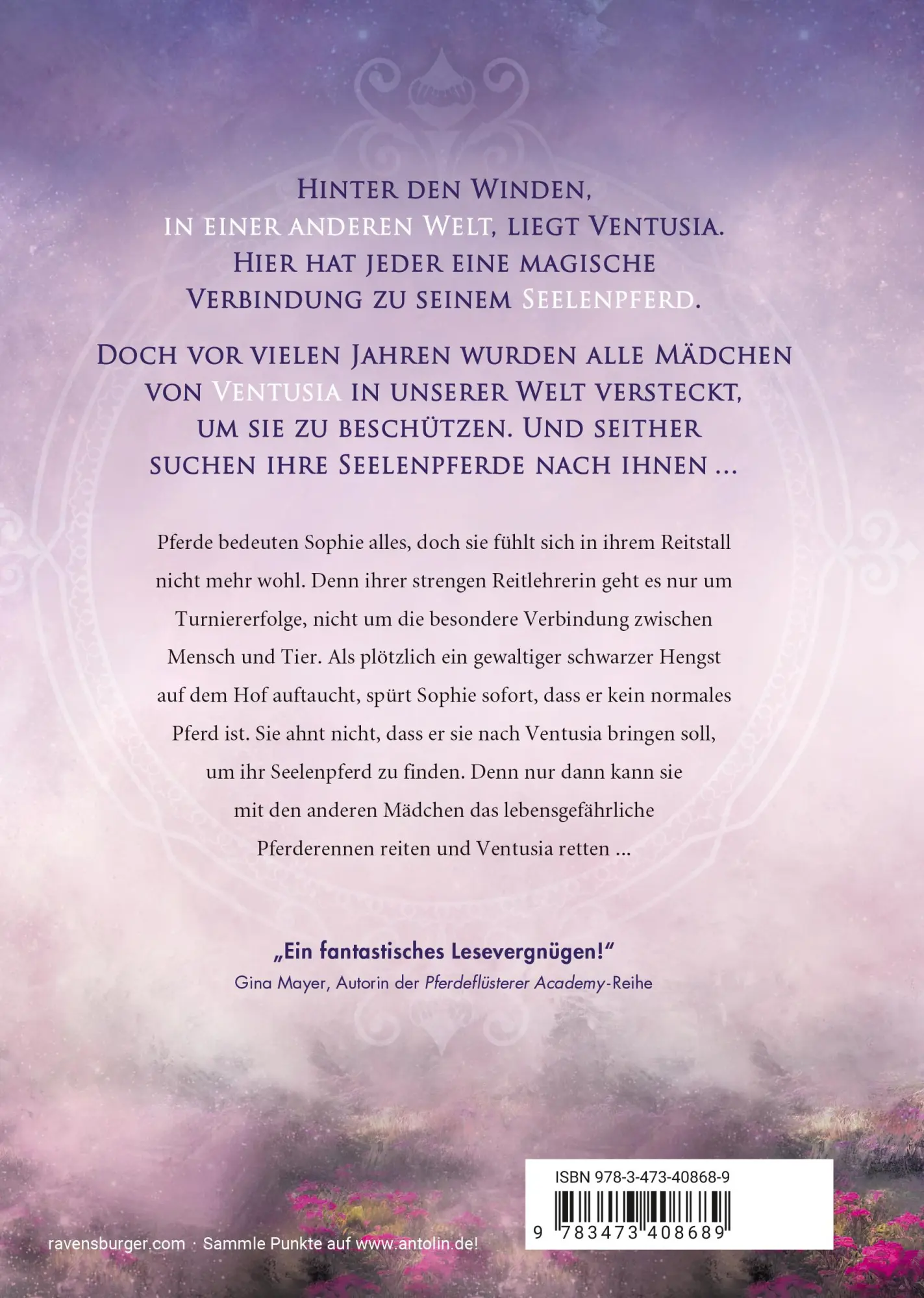 Rückseite: 9783473408689 | Die Seelenpferde von Ventusia, Band 3 - Sturmmädchen | Jennifer Benkau