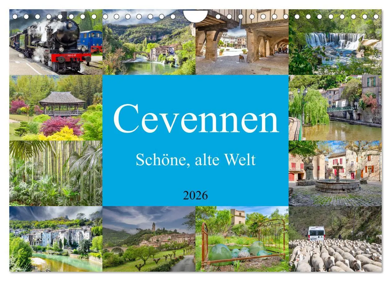 Cover: 9783457348789 | Cevennen - Schöne alte Welt (Wandkalender 2026 DIN A4 quer),...