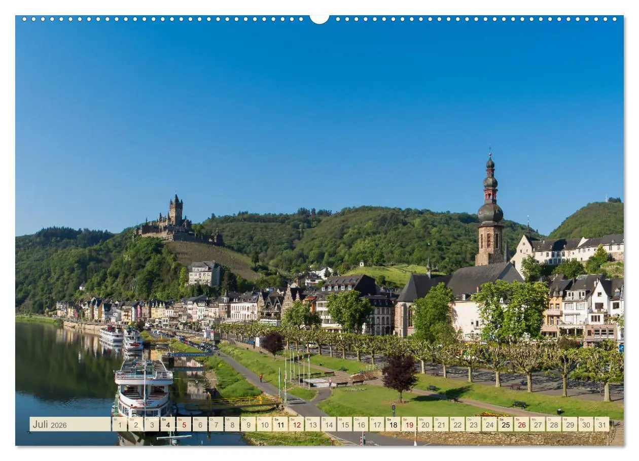 Bild: 9783457728789 | Die Mosel von Metz bis Koblenz (hochwertiger Premium Wandkalender...