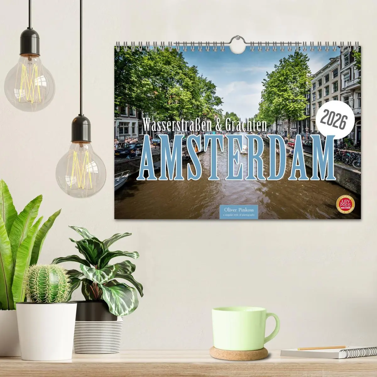 Bild: 9783457898789 | Amsterdam - Wasserstraßen und Grachten (Wandkalender 2026 DIN A4...