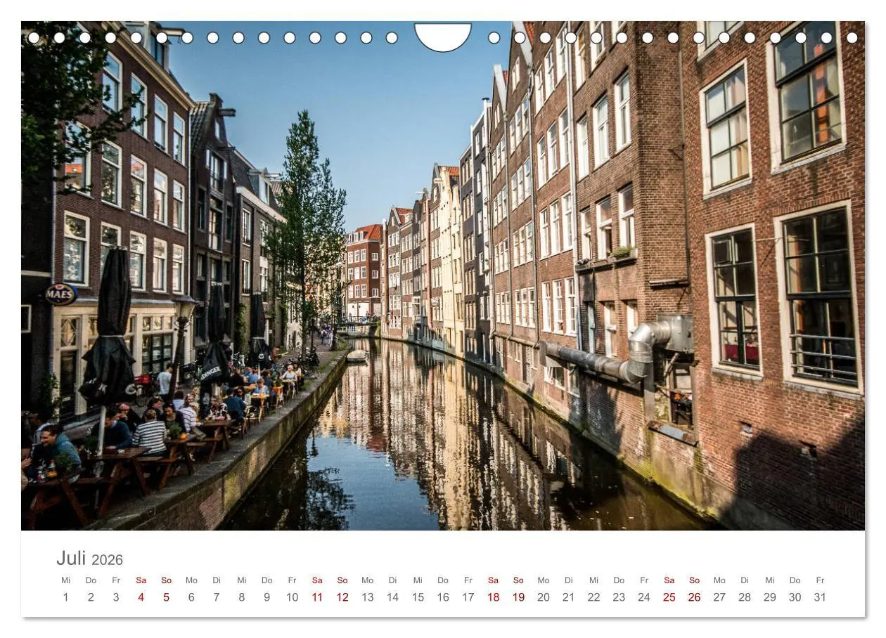 Bild: 9783457898789 | Amsterdam - Wasserstraßen und Grachten (Wandkalender 2026 DIN A4...