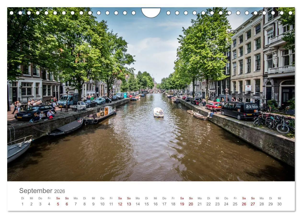 Bild: 9783457898789 | Amsterdam - Wasserstraßen und Grachten (Wandkalender 2026 DIN A4...