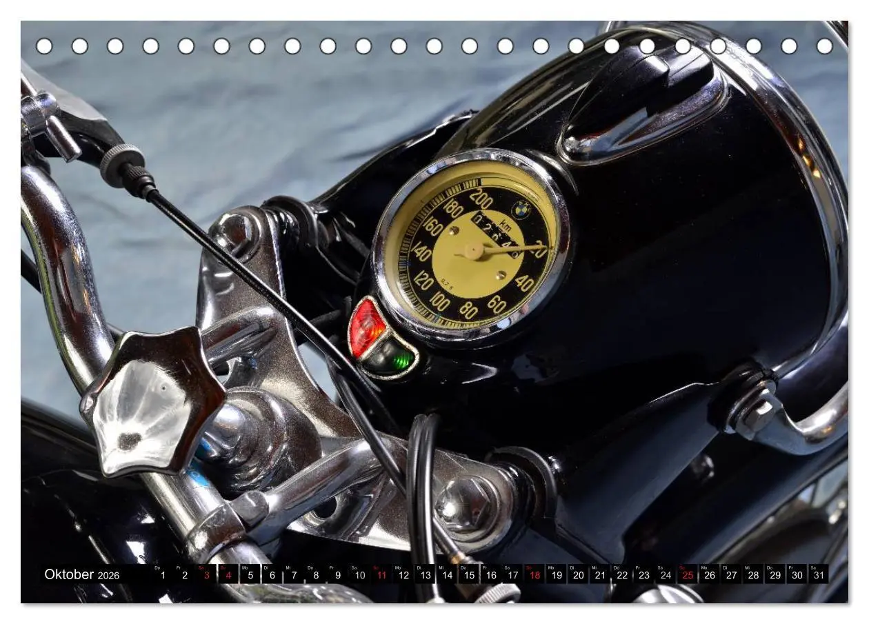 Bild: 9783516128789 | BMW R69S (Tischkalender 2026 DIN A5 quer), CALVENDO Monatskalender