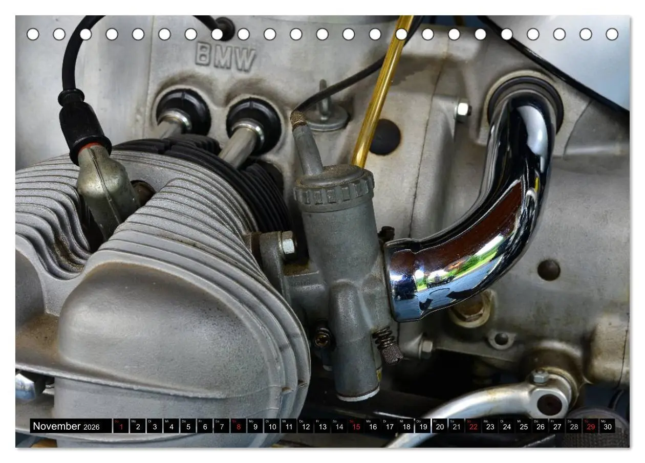 Bild: 9783516128789 | BMW R69S (Tischkalender 2026 DIN A5 quer), CALVENDO Monatskalender
