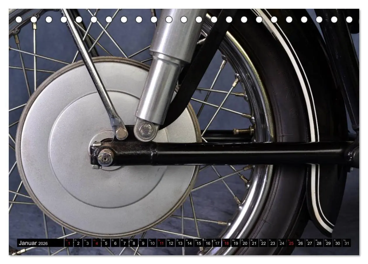 Bild: 9783516128789 | BMW R69S (Tischkalender 2026 DIN A5 quer), CALVENDO Monatskalender