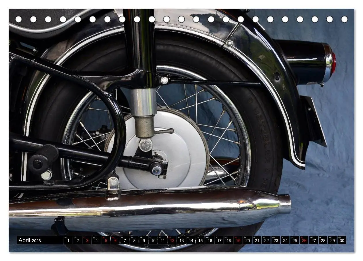Bild: 9783516128789 | BMW R69S (Tischkalender 2026 DIN A5 quer), CALVENDO Monatskalender
