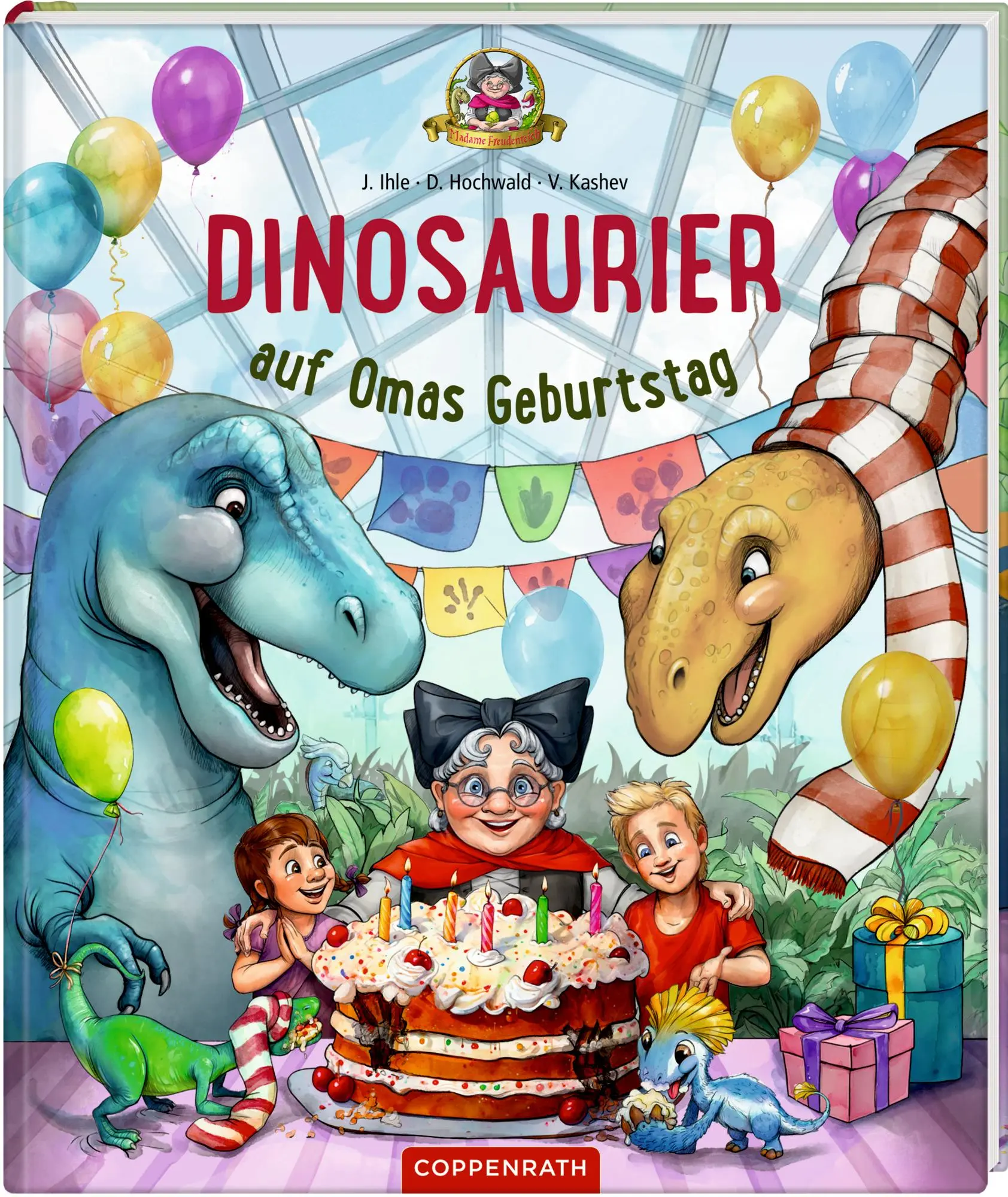 Cover: 9783649648789 | Dinosaurier auf Omas Geburtstag (Bd. 5) | Dominik Hochwald (u. a.)