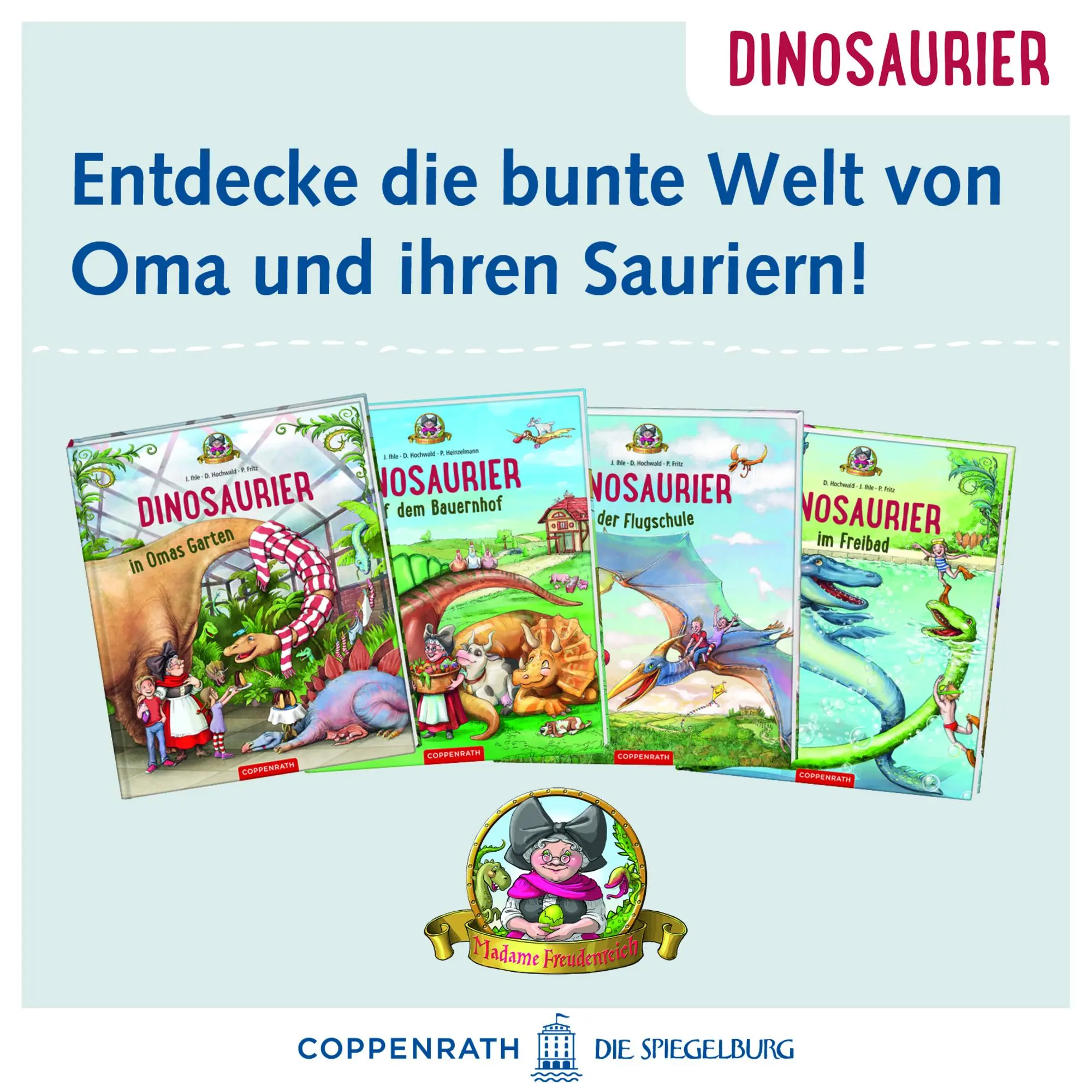 Bild: 9783649648789 | Dinosaurier auf Omas Geburtstag (Bd. 5) | Dominik Hochwald (u. a.)