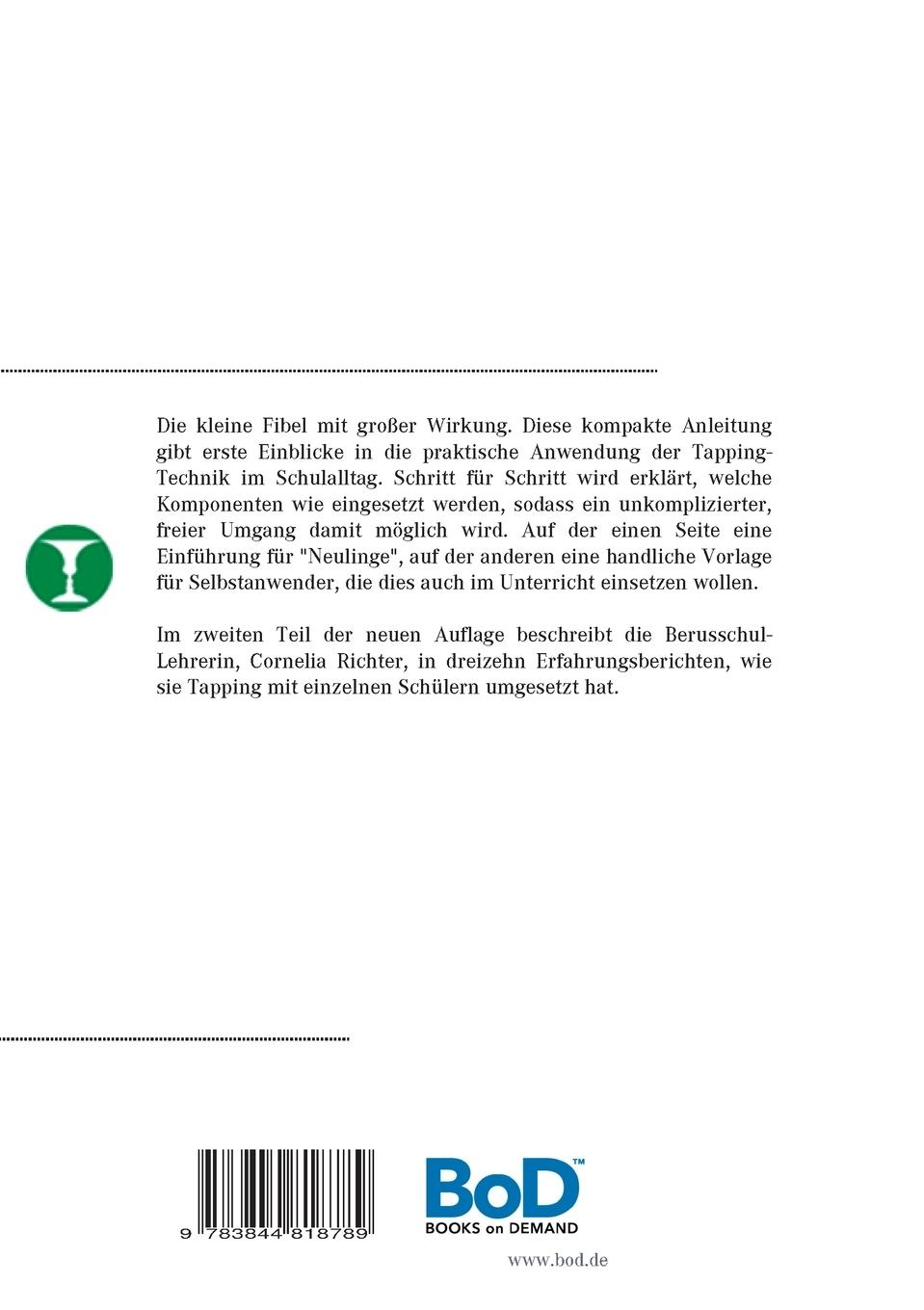 Rückseite: 9783844818789 | Die Tapping-Technik in der Schule | Iris Mutschler-Austere | Buch