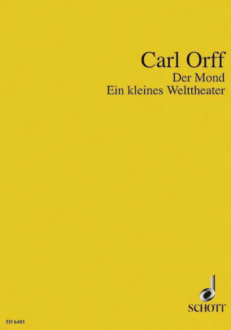 Cover: 9790001068789 | Der Mond, für Soli, Sprecher, gemischten Chor, Kinderchor und...