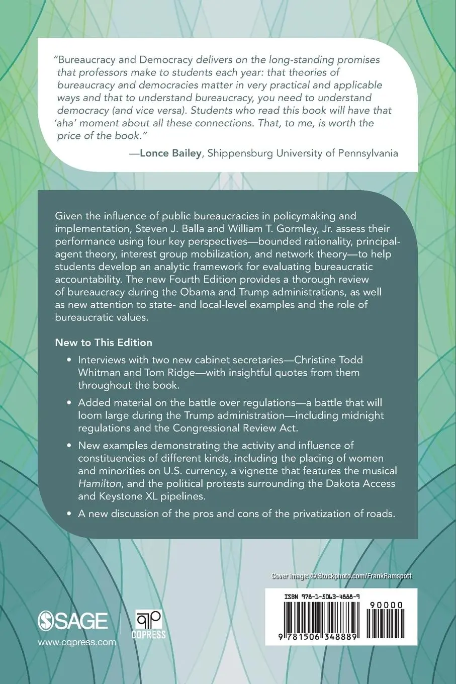 Rückseite: 9781506348889 | Bureaucracy and Democracy | Accountability and Performance | Buch
