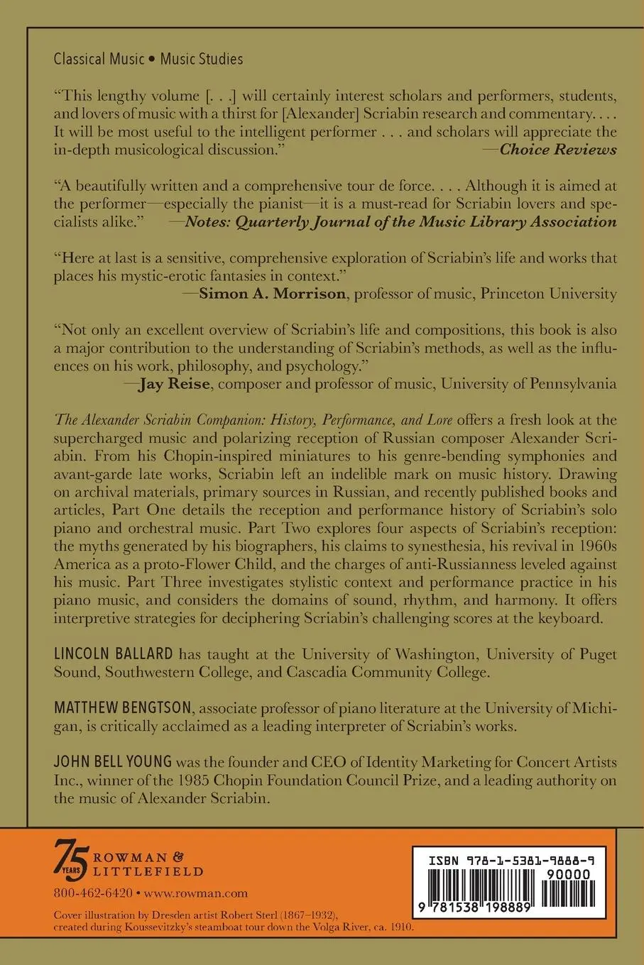 Rückseite: 9781538198889 | The Alexander Scriabin Companion | History, Performance, and Lore