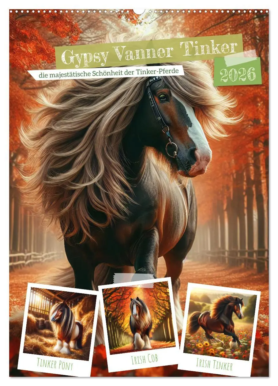 Cover: 9783516288889 | Gypsy Vanner Tinker - die majestätische Schönheit der Tinker-Pferde...
