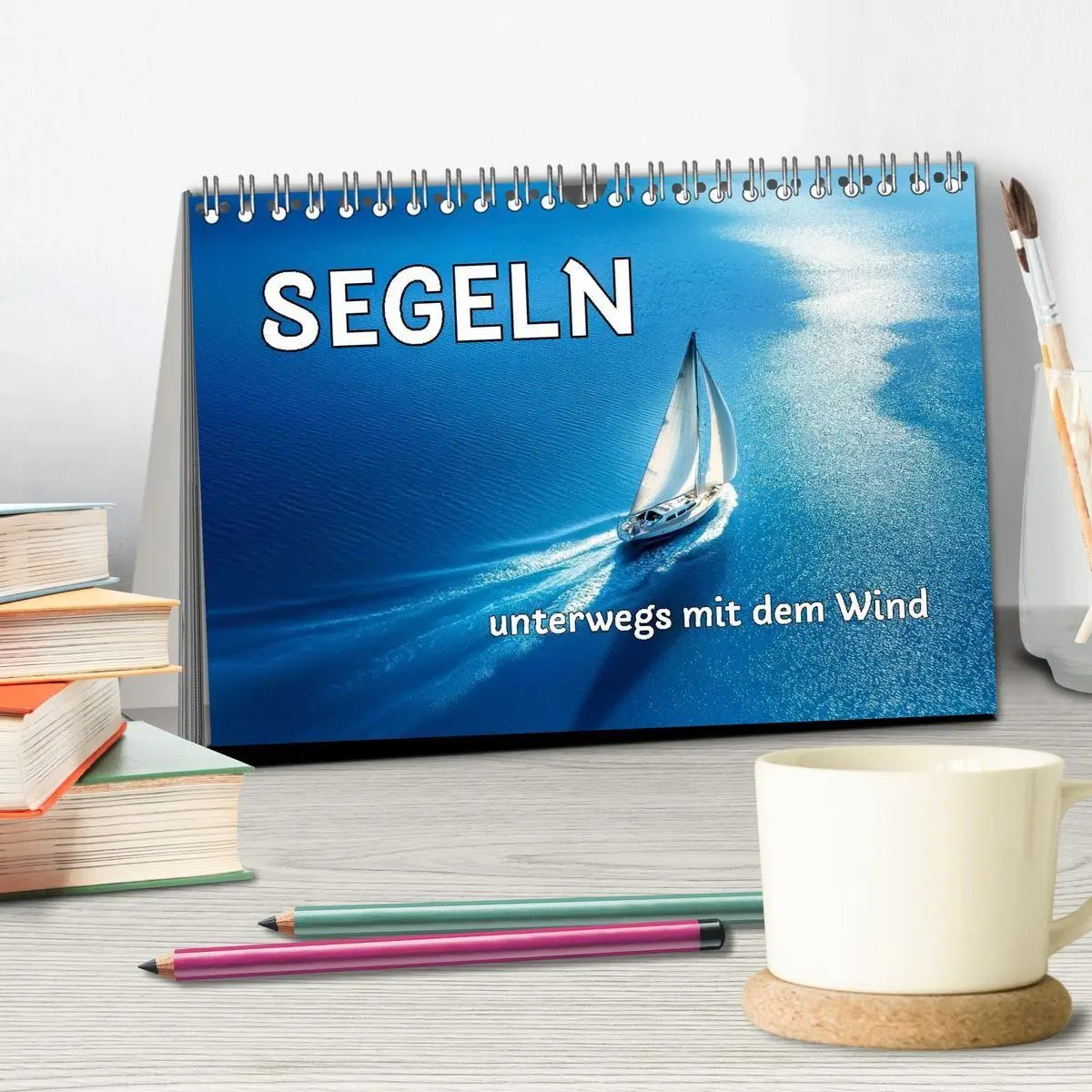 Bild: 9783516738889 | SEGELN - unterwegs mit dem Wind (Tischkalender 2026 DIN A5 quer),...